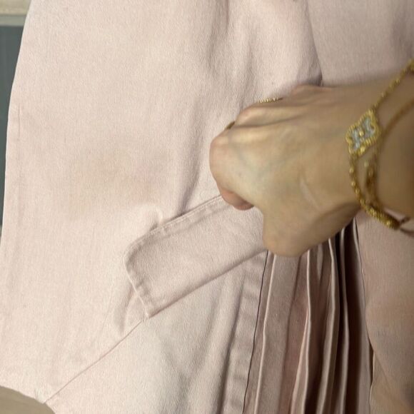 Preen Line Pink Blazer XS Pleated Back Fitted Jacket Cotton Stretch (312) - Picture 5 of 16